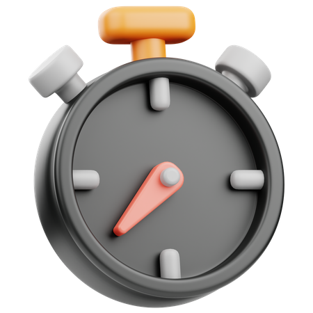 Chronomètre  3D Icon