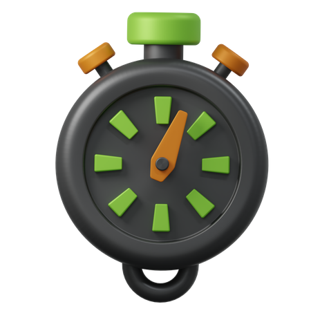 Chronomètre  3D Icon