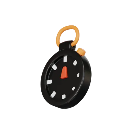 Chronomètre  3D Icon