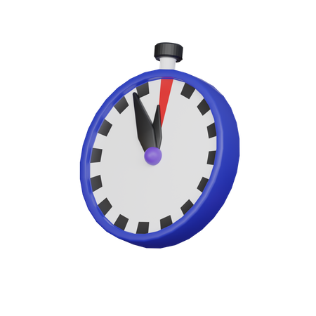 Chronomètre  3D Icon