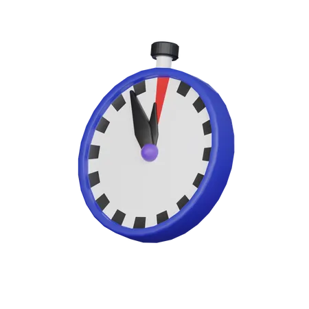 Chronomètre  3D Icon