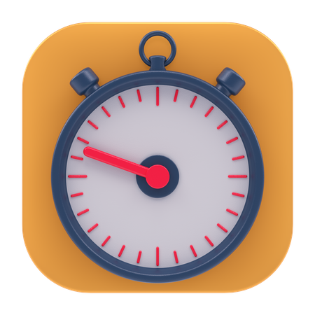 Application chronomètre  3D Icon