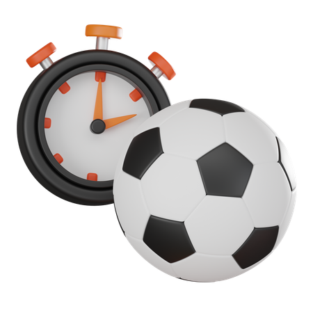 Chronomètre de football  3D Icon