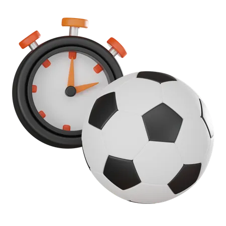 Chronomètre de football  3D Icon