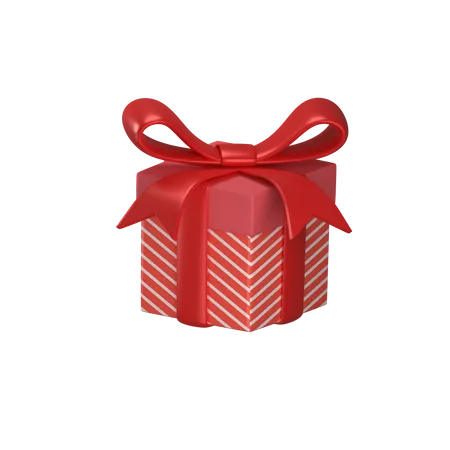 Red Gift Box Red Ribbon 3 D Illustration 3D Illustration