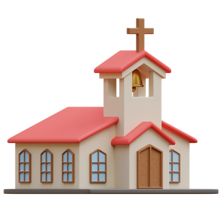 Chruch  3D Icon