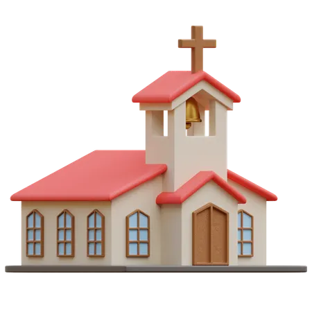 Chruch  3D Icon