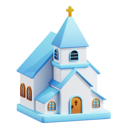 Chruch Building  3D Icon