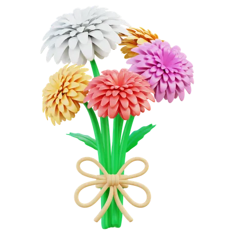 Bouquet de chrysanthèmes  3D Icon