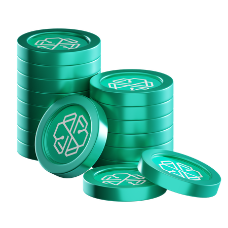 Chsb Coin Stacks  3D Icon