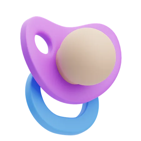 Chupeta de bebê  3D Icon