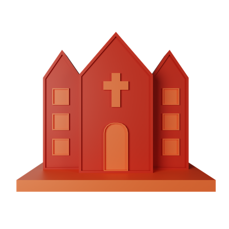 Church  3D Icon