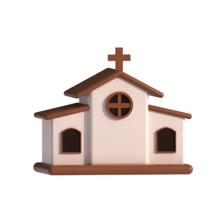 Church  3D Icon