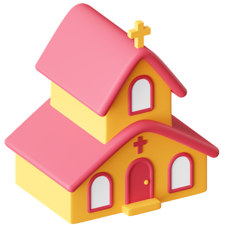 Church  3D Icon