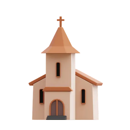 Church  3D Icon