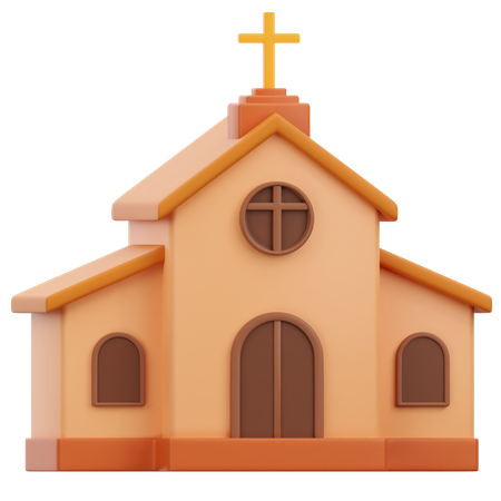 Church 3D Icon
