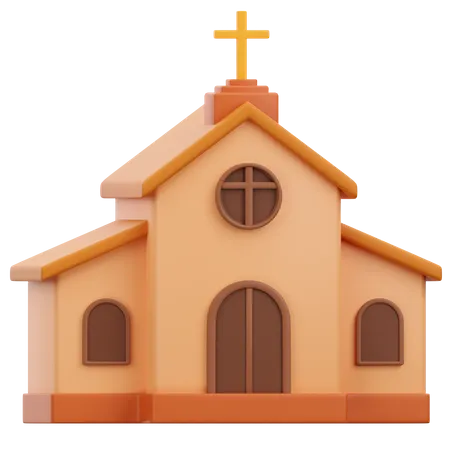 Church 3D Icon