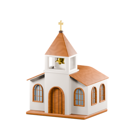 教会の建物  3D Icon