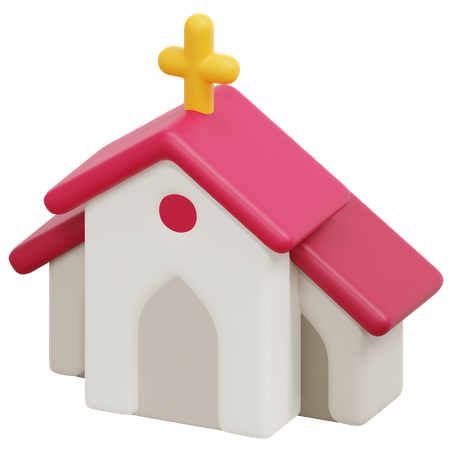 Church Building  3D Icon