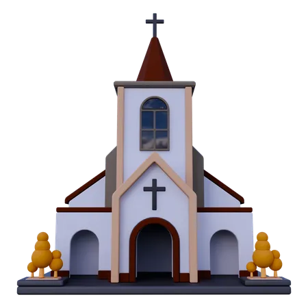 Church Building  3D Icon