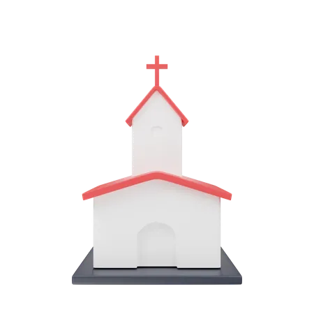 Church Building  3D Icon