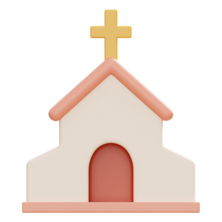 Church Cathedral  3D Icon