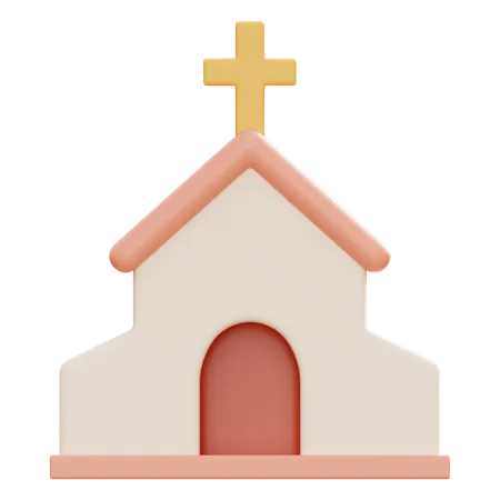 Church Cathedral  3D Icon