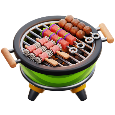 Churrasco  3D Icon