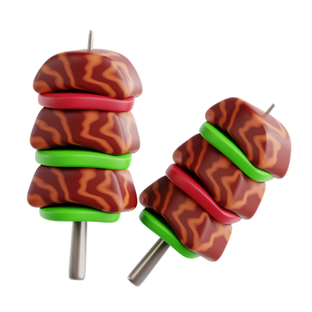 Churrasco  3D Icon