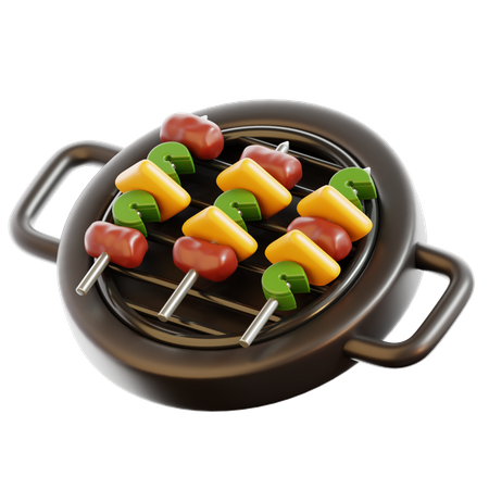 Churrasco  3D Icon