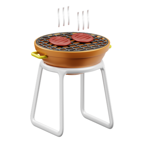 Churrasco  3D Illustration