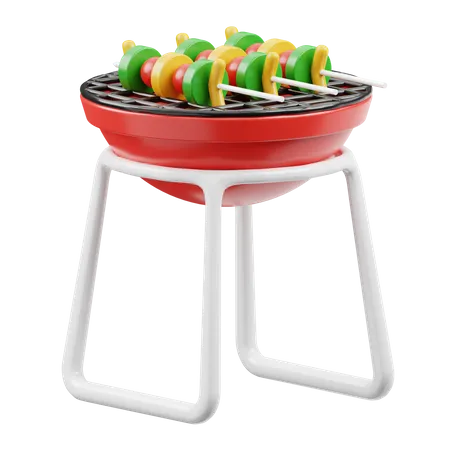 Churrasco  3D Illustration