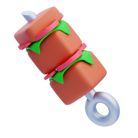 Churrasco  3D Icon