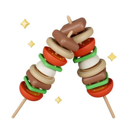 Churrasco  3D Icon