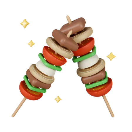 Churrasco  3D Icon