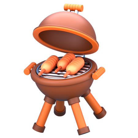 Churrasqueira  3D Icon