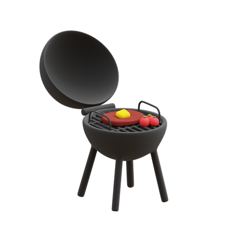 Churrasqueira  3D Icon