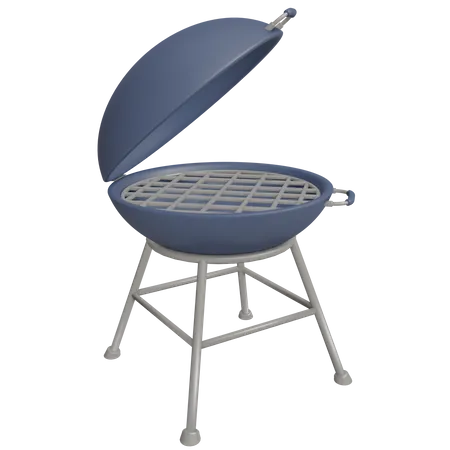 Grelha de churrasco  3D Icon