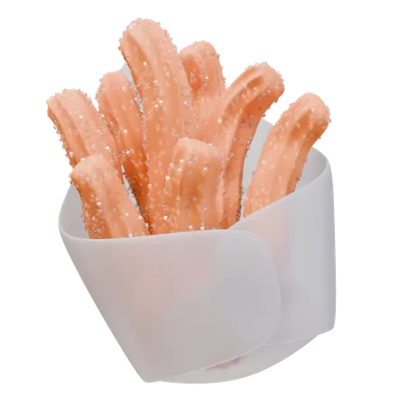 Churros  3D Icon