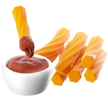 Churros  3D Icon