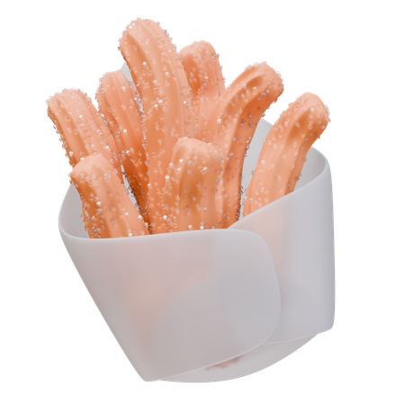 Churros  3D Icon