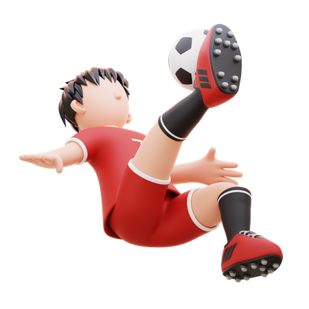 Chute a bola  3D Icon