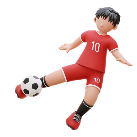 Chute a bola  3D Icon