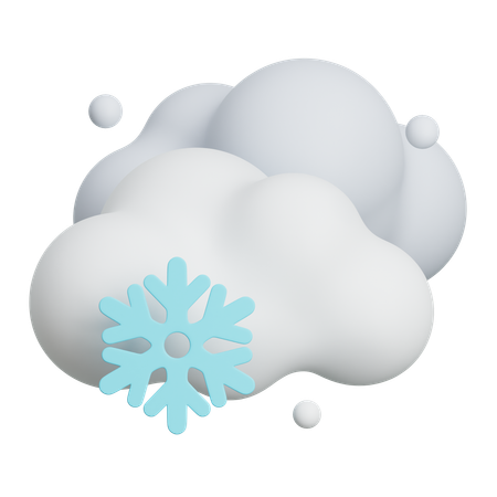 Chute de neige  3D Icon