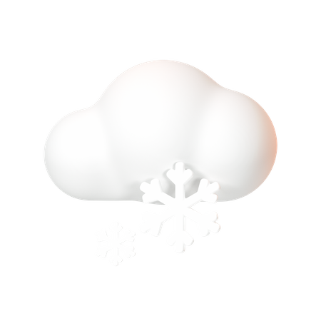 Chute de neige  3D Icon