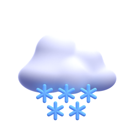 Chute de neige  3D Icon