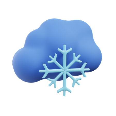 Chute de neige  3D Icon