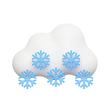 Chutes de neige  3D Icon