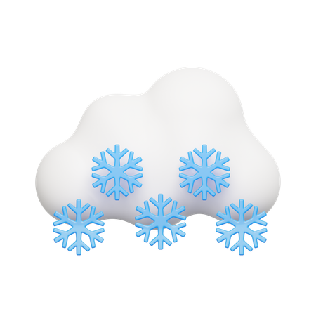 Chutes de neige  3D Icon