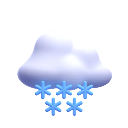 Chute de neige  3D Icon